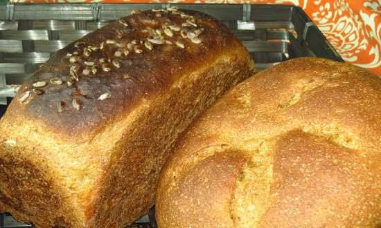 Rye-wheat bread "Air" with seeds