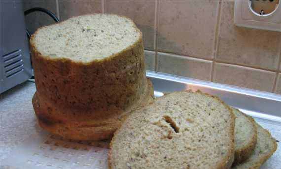 Spicy loaf (bread maker)