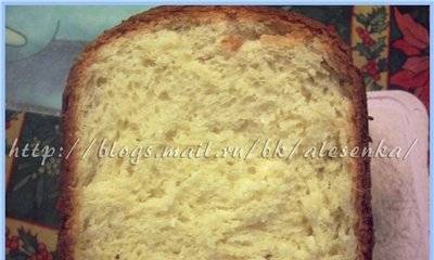 Sweet coconut bread (bread maker)