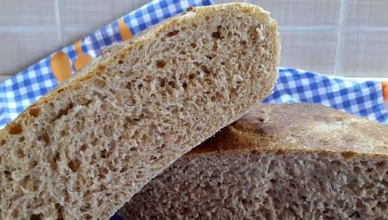 Whey and bran bread (cold fermentation)