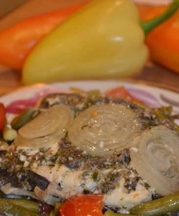 Provencal cod with vegetables
