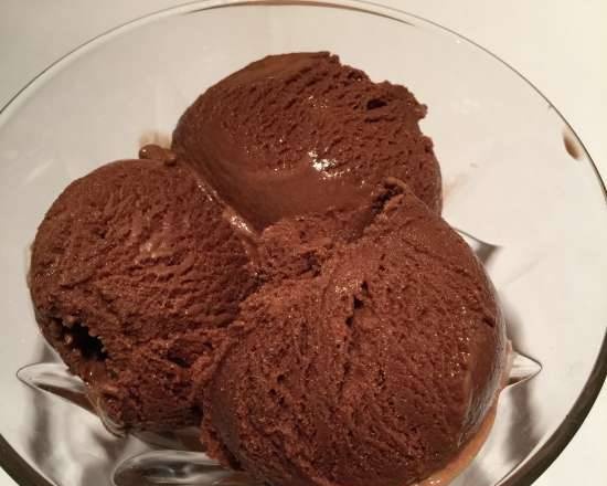 גלידת שוקולד (ללא ביצים)
