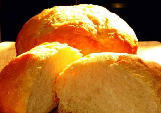 dacha bread in a cauldron