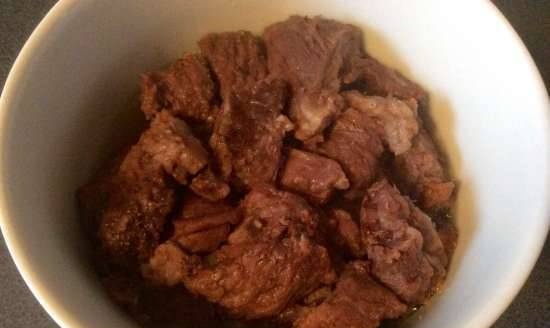 Meat (preparation) in the Steba pressure cooker