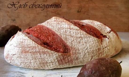 Beet bread (based on L. Geissler's recipe)