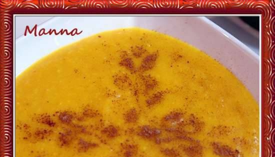 Pumpkin and corn cream soup "Sunny" (KitchenAid Artisan kitchen processor)