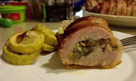 Pig in a pig (Pork tenderloin roll in bacon)