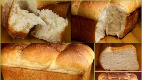 לחם חיטה עם מי גבינה לא מסוננים