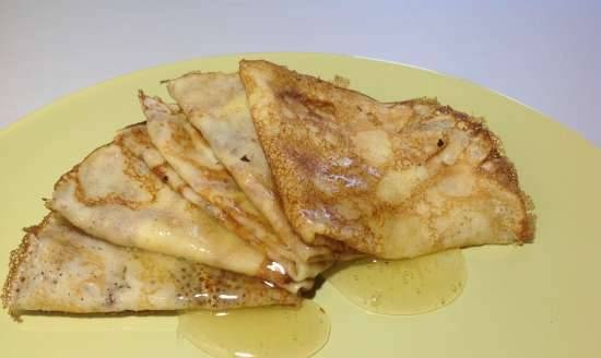 Proninski pancakes (with flour and starch)