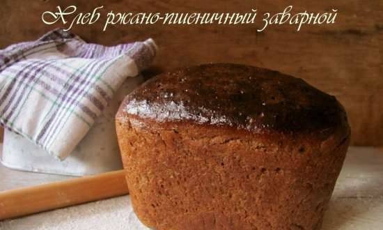 Rye-wheat custard bread