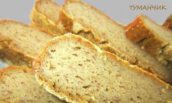 Gluten-free sourdough bread without eggs (option No. 1)