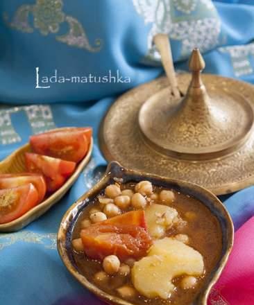Chickpea with spices in Indian style (lean) "Aloo Chole" (for Zigmund & Shtain MC-DS42IH)