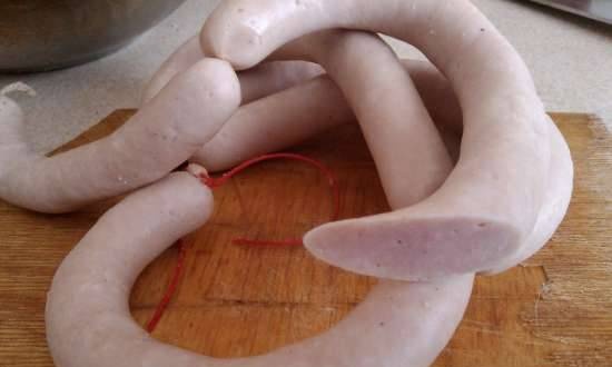 Homemade Vienna sausages