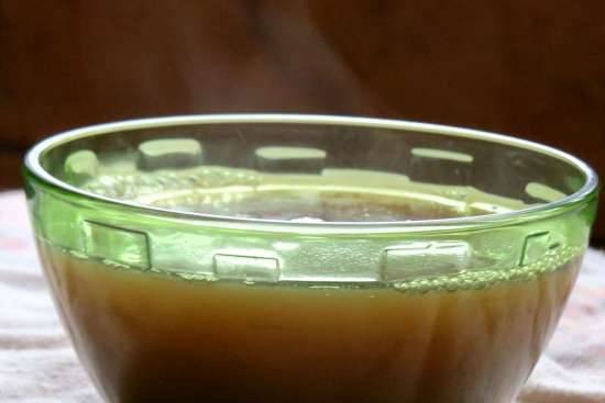 Kissel from fiber from Ivan-tea
