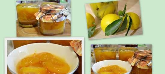 ריבת משמש עם תפוז ולימון