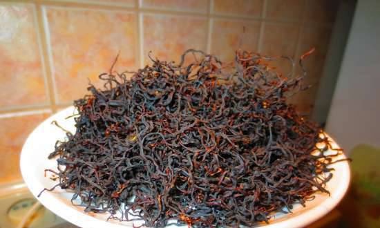 Italian macho hair (fermented willow leaf tea)
