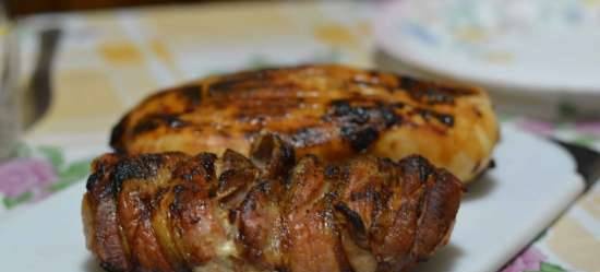 Grilled turkey with BBQ sauce