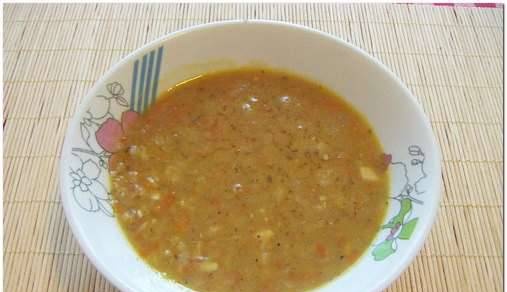 Winter pea soup