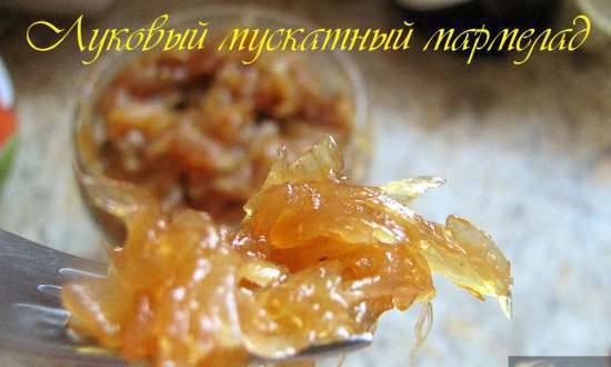 Onion nutmeg marmalade
