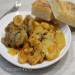 Osso buco with beans and potatoes