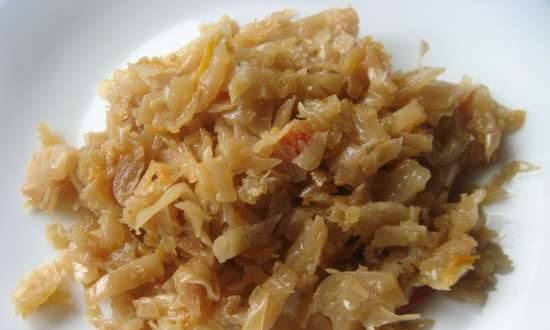 Stewed cabbage in a multicooker Tefal RK-816E32