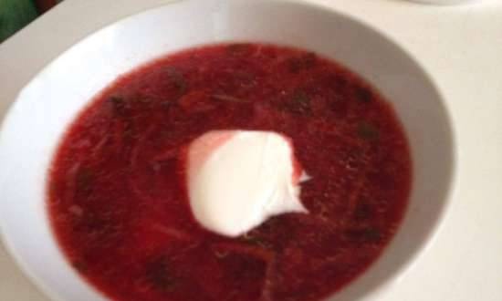 Light lean borscht