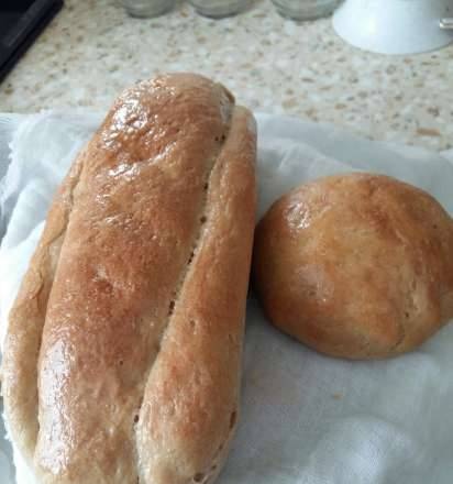 Loaf with oat flour (mini oven Steba 23 eco)
