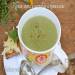 Creamy soup with nettle and broccoli