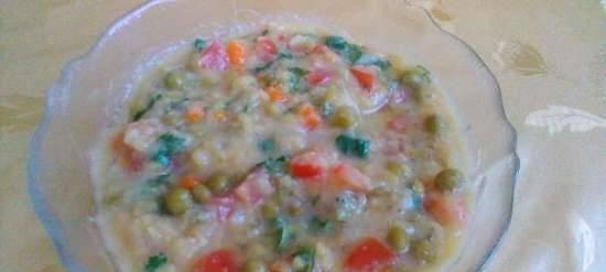 Slow Cooker Unsalted Pea Soup