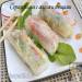 Spring rolls with meat and vegetables
