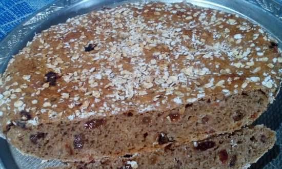 Sourdough rye bread with raisins and caraway seeds (Tortilla Chef Princess 118000 baking machine)