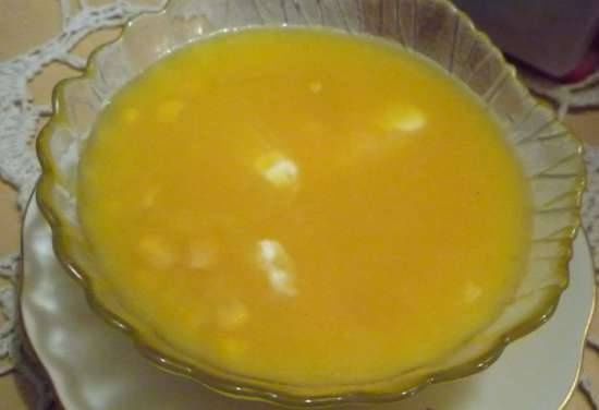 Corn soup in a blender-soup cooker Endever SkyLine BS-92