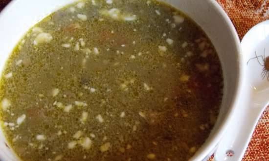 Sorrel cabbage soup in a different manner