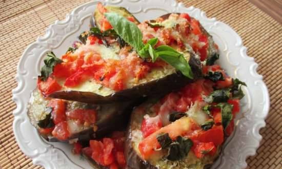 Eggplant baked with parmesan in an air fryer (inspired by Jamie Oliver)