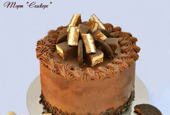 Snickers cake from Alina Akhmadieva