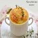 Goat cheese soufflé with thyme