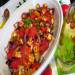 תבשיל ירקות אפוי עם בצל אדום