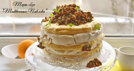 עוגת מרנג "דלעת פבלובה"
