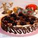 Chocolate-covered prune cake