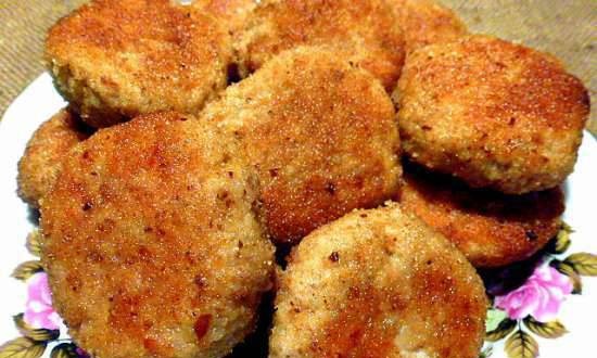 Buckwheat cutlets in the oven