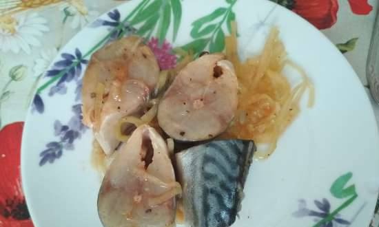 Pickled mackerel