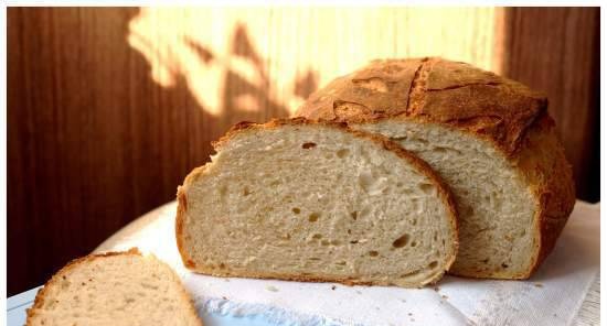 Beer bread with toasted barley according to the recipe from the book Bread. J. Hamelman's technology and formulations