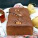 Gingerbread cake with pears and syrup