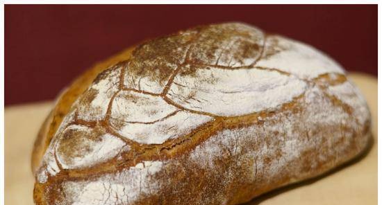 Wheat-rye bread on sour dough