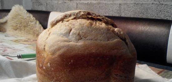 לחם חיטה על מחמצת שיפון חיטה בתוצרת לחם זלמר 43Z011
