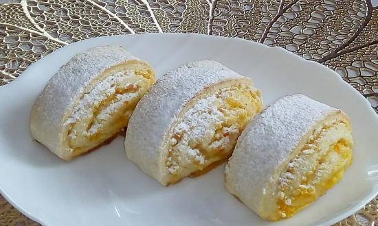 Soft biscuits with orange