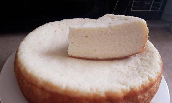 Cottage cheese casserole in a multicooker Cuckoo 1004f