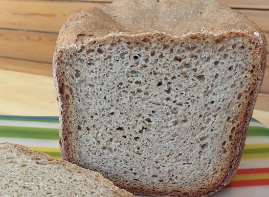 Rye-wheat bread "Summer" in a Panasonic bread maker