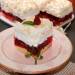 Raspberry cloud cake