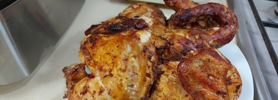 Grilled chicken in the Ninja electric grill (+ video)